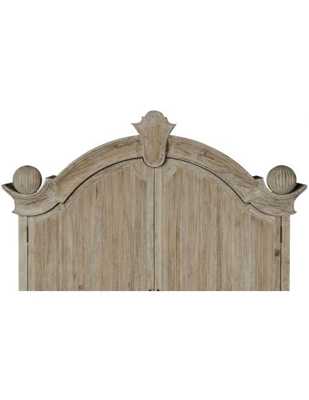 Breakfronts & China Cabinets Ornate Wooden cabinet