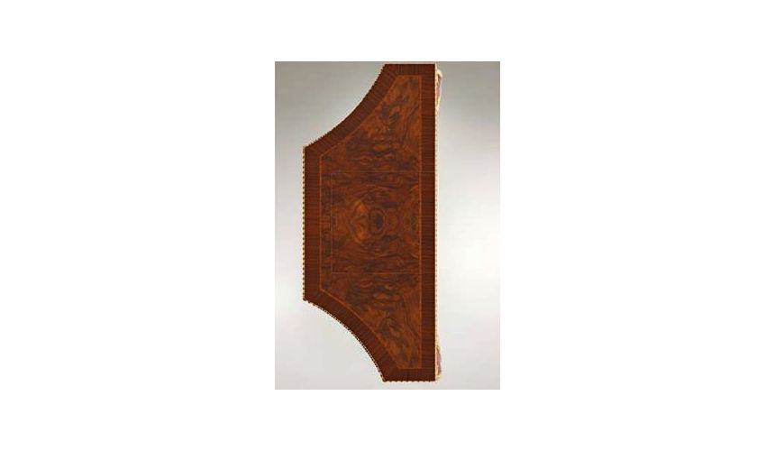 Furniture Masterpieces Dual Tone Accented Toilette with Mirror