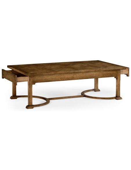 Coffee Tables Parquet top oak coffee table