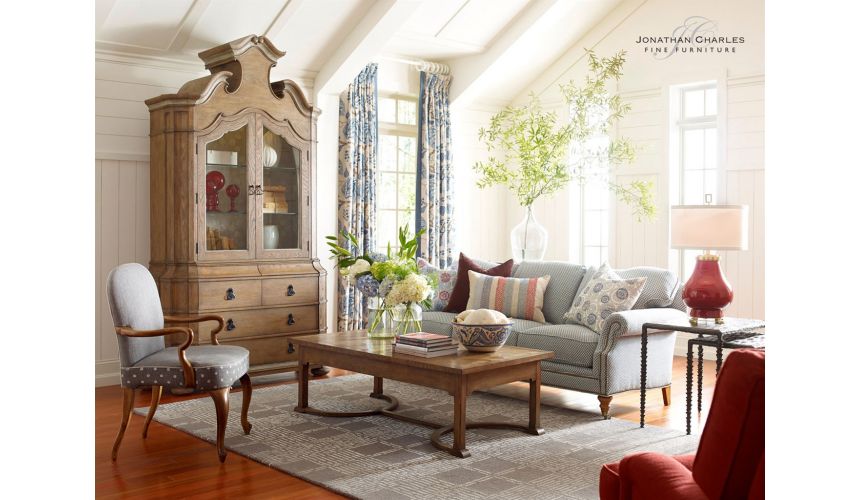 Coffee Tables Parquet top oak coffee table