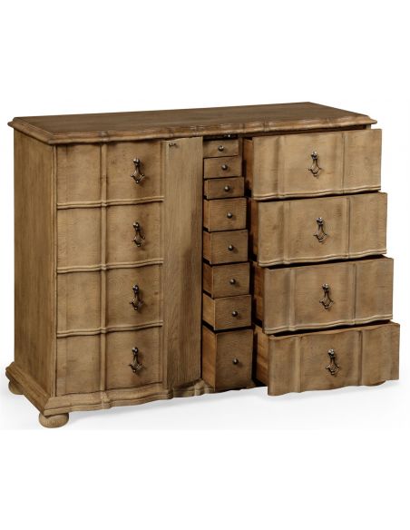 Breakfronts & China Cabinets Distressed 16 drawer dresser