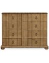 Breakfronts & China Cabinets Distressed 16 drawer dresser