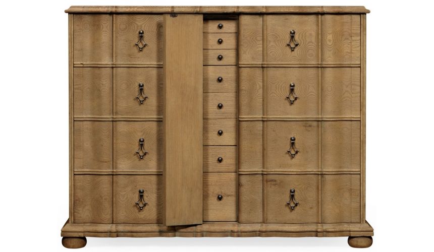 Breakfronts & China Cabinets Distressed 16 drawer dresser