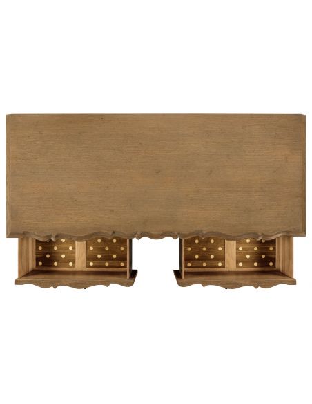 Breakfronts & China Cabinets Distressed 16 drawer dresser