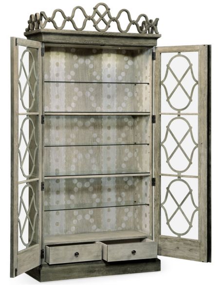 Breakfronts & China Cabinets Decorative Georgian Display Cabinet