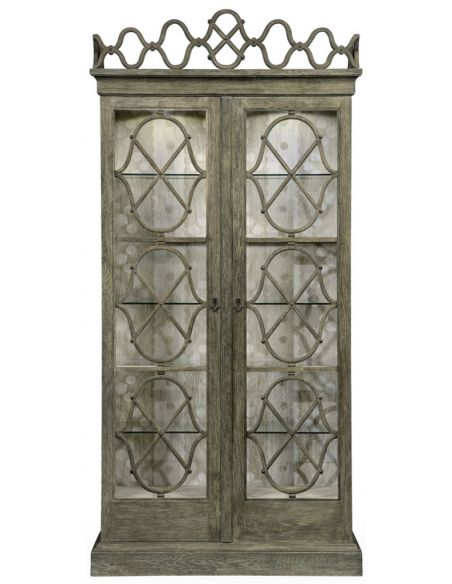 Breakfronts & China Cabinets Decorative Georgian Display Cabinet