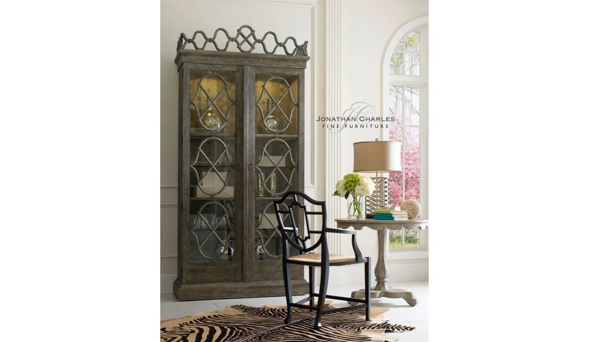 Breakfronts & China Cabinets Decorative Georgian Display Cabinet