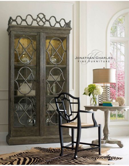 Breakfronts & China Cabinets Decorative Georgian Display Cabinet