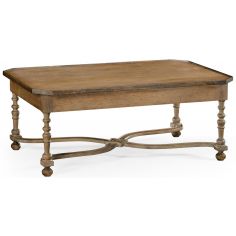 Coffee Tables Distressed country cocktail table