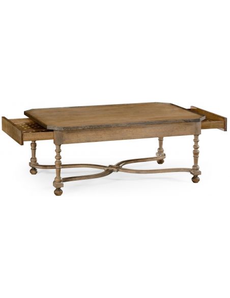 Coffee Tables Distressed country cocktail table