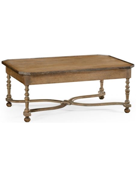 Coffee Tables Distressed country cocktail table