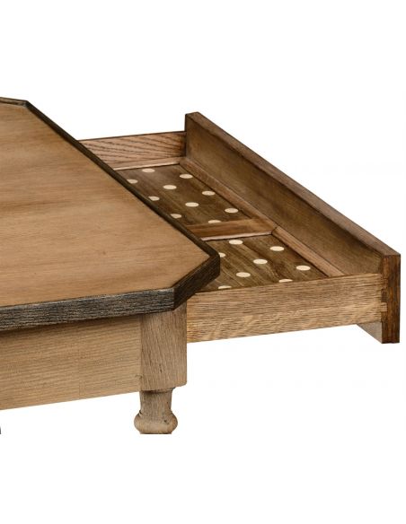 Coffee Tables Distressed country cocktail table