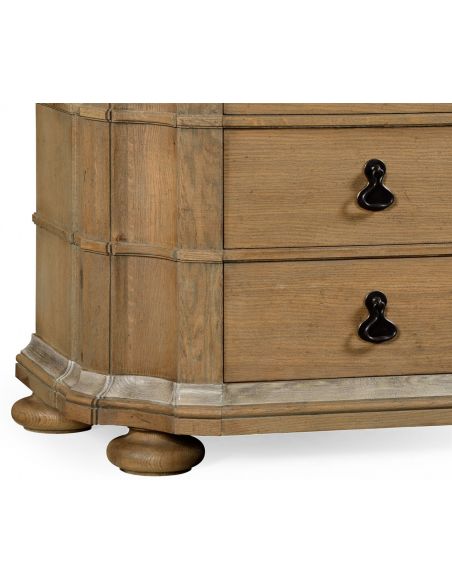 Bookcases Oulton cabinet with glass doors and wooden shelves