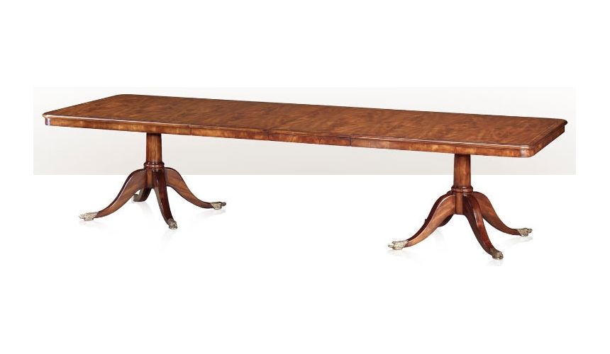 Dining Tables Mahogany Twin Pedestal Extending Dining Table