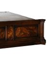 Queen and King Sized Beds Burl wood bedroom furniture 46