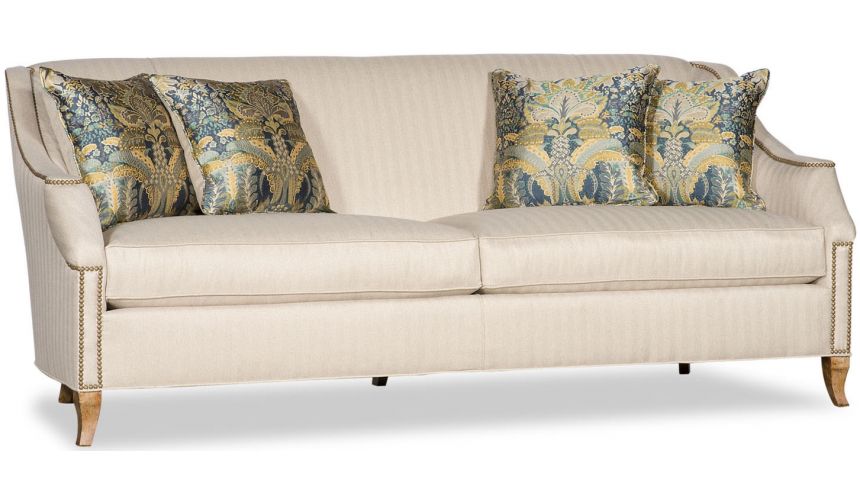 SOFA, COUCH & LOVESEAT Nail Head Upholstered Sofa