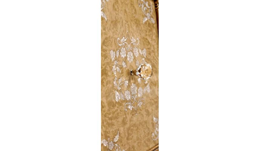 Dining Tables Spectacular dining tabl with mother of pearl inlay and exquisite marquetry work.