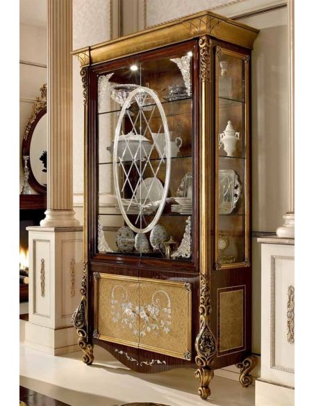 Dining Tables Spectacular dining tabl with mother of pearl inlay and exquisite marquetry work.