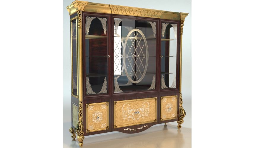 Dining Tables Spectacular dining tabl with mother of pearl inlay and exquisite marquetry work.