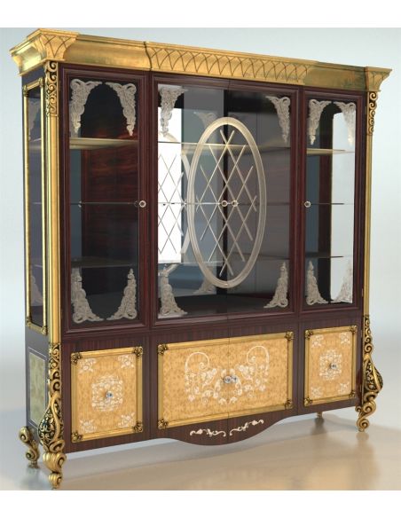 Dining Tables Spectacular dining tabl with mother of pearl inlay and exquisite marquetry work.