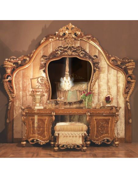 Impressive Empire style Dressing Table Antiqued Design