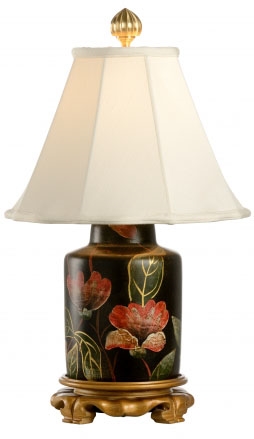 Decorative Accessories Floral Porcelain Urn Lamp