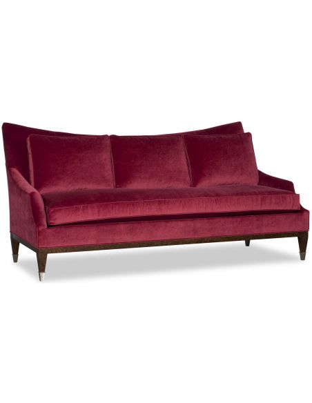 Upholstered Wingback Sofa