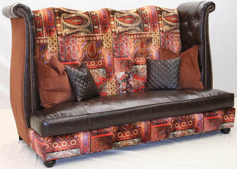 SOFA, COUCH & LOVESEAT Gothic tapestry sofa, unique high style furniture