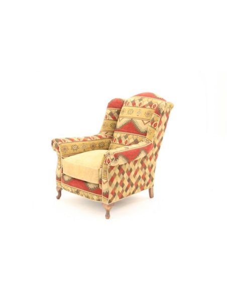 High back Chair-sofa, chair, leather, fabric