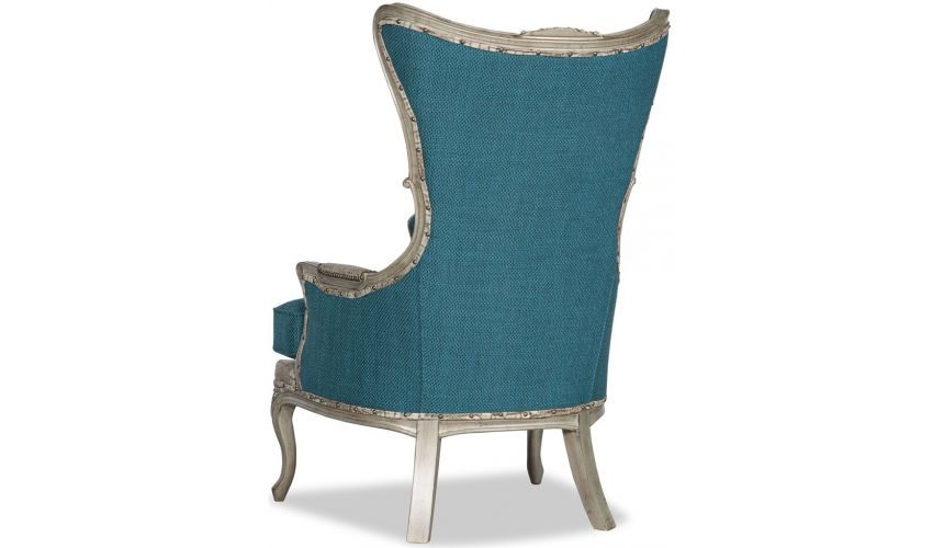 Luxury Leather & Upholstered Furniture Wingback Arm Chair