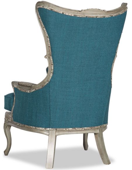 Luxury Leather & Upholstered Furniture Wingback Arm Chair