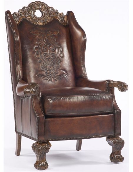 Gothic Leather Chair