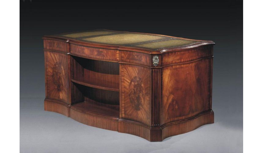 Executive Desks Library & Office Furniture Serpentine Desk
