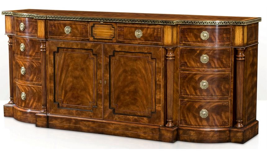 Breakfronts & China Cabinets English Cabinet Maker.Dining Room Breakfront