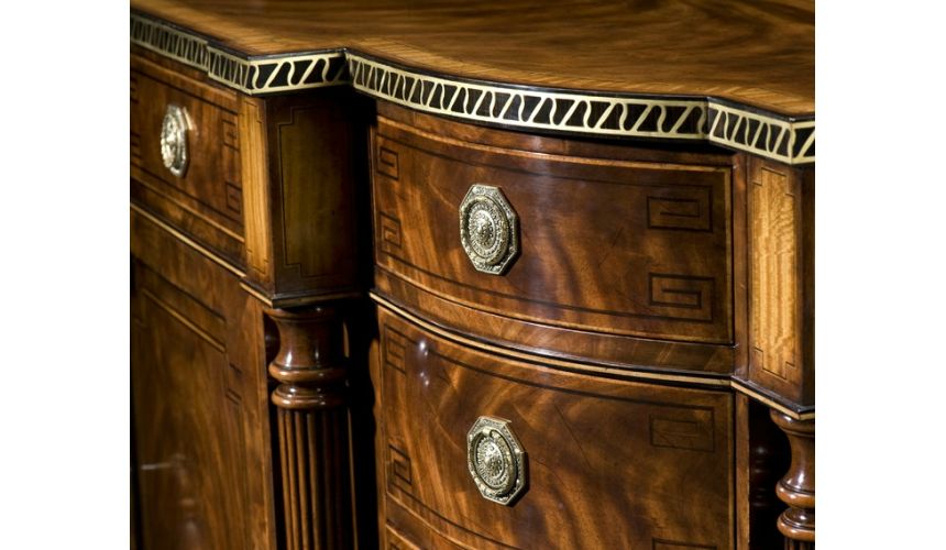 Breakfronts & China Cabinets English Cabinet Maker.Dining Room Breakfront