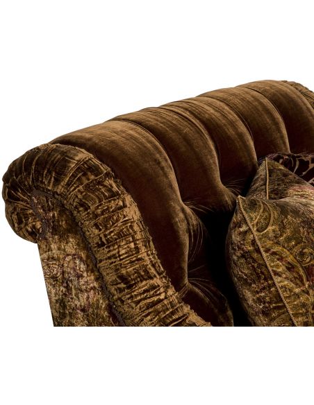 Luxury Leather & Upholstered Furniture Upholstered Extended Sofa