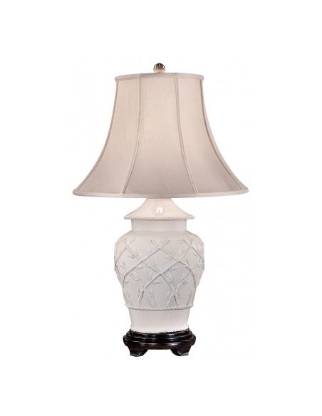 Pale White Tuscan Styled Lamp