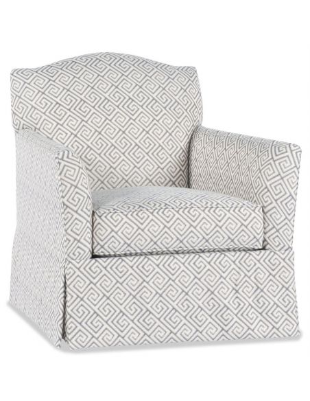 Geometric Patterned Arm Chair