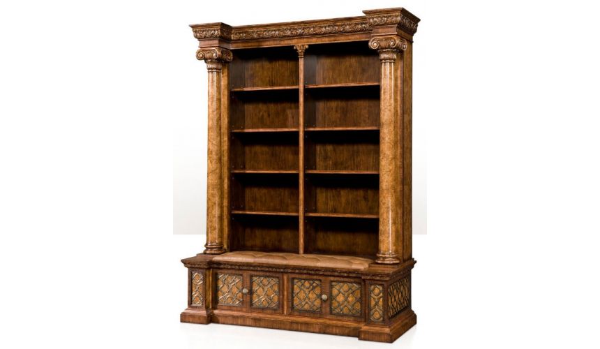 Breakfronts & China Cabinets Tiepolo's Library Bookcase