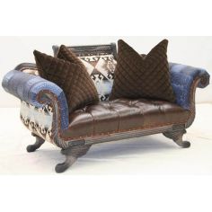 Cool western style loveseat from our bad ass gringo collection