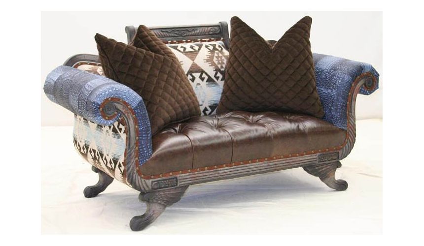 Cool western style loveseat from our bad ass gringo collection