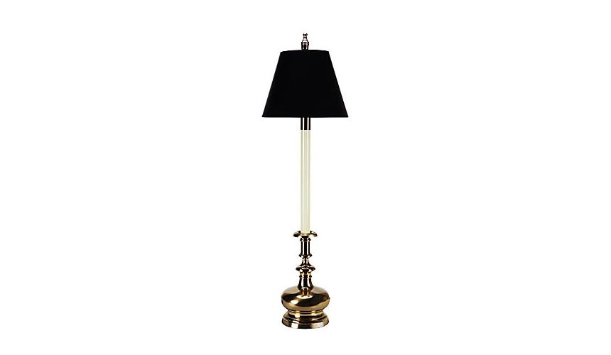 Decorative Accessories Colonial Candlestick Brass Table Lamp