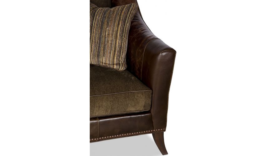 SOFA, COUCH & LOVESEAT Upholstered Curved Sofa