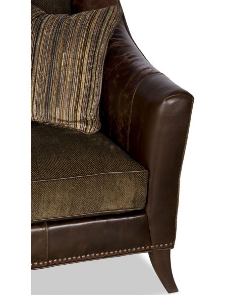 SOFA, COUCH & LOVESEAT Upholstered Curved Sofa