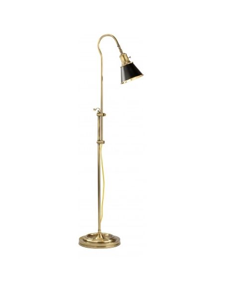 Sleek Adjustable Brass Lamp