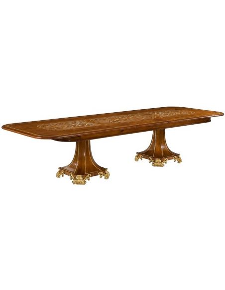 78-82 Solid walnut wood Dining table