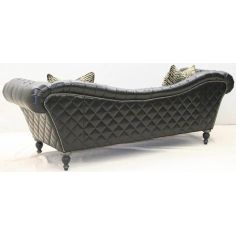 SOFA, COUCH & LOVESEAT BLACK AND ZEBRA CURVEY SOFA 2