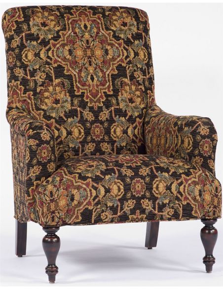 Black Tapestry Chair,