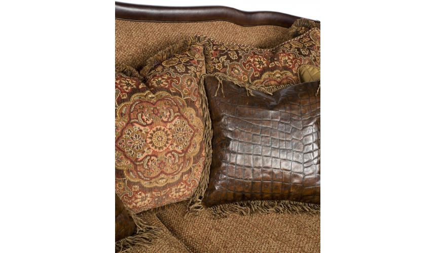 SOFA, COUCH & LOVESEAT Lots of Pillows Sofa