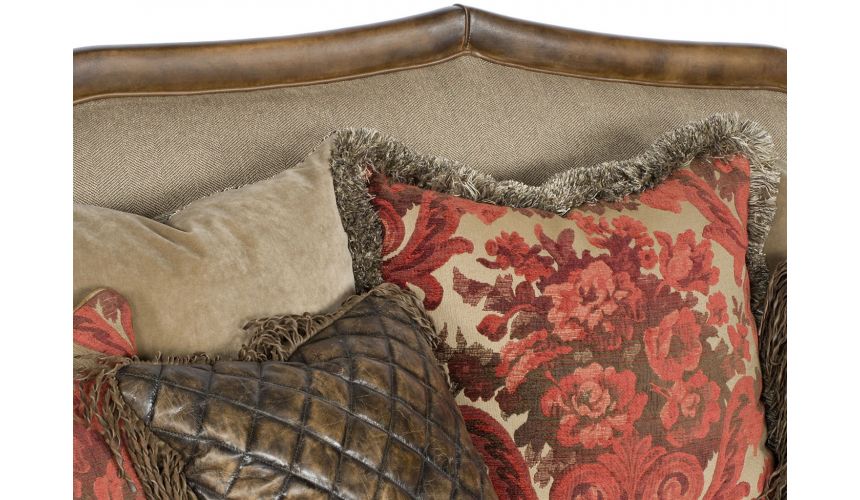SOFA, COUCH & LOVESEAT Lots and Lots of Pillows Sofa